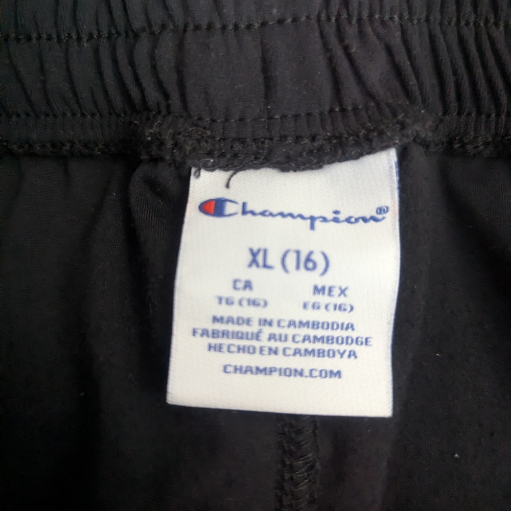 Joggers Girls Xlg Champion Black - Picture 2 of 10